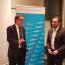 Marcus Theurer, Korrespondent der F.A.Z. in London und Konstantin Kuhle, Bundesvorsitzender der Jungen Liberalen im Gespräch